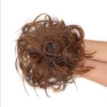 Pikkukuva 5 / 5: TG Rufiga hiuslisäkkeet Messy Bun hius Scrunchies Pidennykset Hiuslisäkkeet ja poninhäntä Hiusten pidennykset