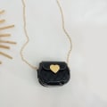 Miniatyrbillede 4 af 5: Mode Hjertemønster Crossbody-taske til små piger Sød mini-skuldertaske Børn Små Messenger-tasker Pengepung Grøn