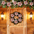 Miniatyrbillede 5 af 5: 24 stk. Juleblomststjerner Glitter Kunstige Juleblomster