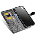 Miniatyrbild 4 av 5: iPhone XR Fodral Läder Plånboksfodral Magnetiskt Flipskydd