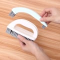 Miniatyrbillede 4 af 5: Rengøringsbørste, 2-i-1 Badeværelses Rengøringsbørste Scrubber til Køkken Badeværelse Universal Fuger Badeværelsesfliser