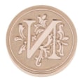 Miniatyrbilde 2 av 2: Vakstempel Messinghode Tetningsstempel for Invitasjon Brev Tre F