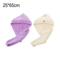 Pikkukuva 2 / 5: TG Imeytyvät mikrokuituhiuspyyhkeet 2-pakkauksessa Nopea kuivaus violetti + beige