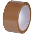 Miniatyrbild 4 av 5: Förpackning med 6 rullar tejp - Standardmått - Längd: 50 m - Bredd: 50 mm - För paket och kartong - Brun