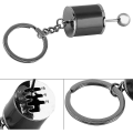 Miniatyrbilde 3 av 5: Bilskiftar Nøkkelring, Auto Gear Shifter Modell Nøkkelring Skiftformet Metall (4,05 x 1,61 x 0,8 tommer) (svart) svart