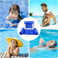 Miniatyrbilde 5 av 5: Oppblåsbar pool-hengeseng, flytende hengeseng, oppblåsbar madrass Bu