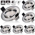 Pikkukuva 5 / 5: 6 kpl 5W LED upotettu spottivalo 3000K lämmin valkoinen 230V, 55mm