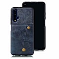 Pikkukuva 5 / 5: TG Vahva Kotelo Korttitaskulla - Huawei Nova 5T Harmaa