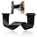 Pikkukuva 3 / 5: Gen3.0 PCI-E 16x - 16x Riser-jatke PCIe-kaapeli ENTHOO Evolv Shift PH-ES217E/XE PK-217E/XE ITX-emolevyille 90 astetta 20CM
