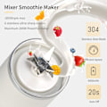 Miniatyrbillede 3 af 5: Bærbar blender, elektrisk blender, hvid