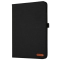 Miniatyrbillede 2 af 5: Apple iPad 10.9 2022 Foldbart etui med kortholder Tekstilstruktur - Sort Sort