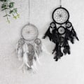 Pikkukuva 5 / 5: Harmaa Dreamcatcher Tyttöjen Makuuhuoneen Seinäkoriste