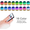 Miniatyrbillede 4 af 8: RGB 16-Farve Planet Glas Kugle Natlampe, Dæmpbar USB Astronomisk Lampe med Fjernbetjening (8cm) Parent