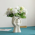 Miniatyrbilde 2 av 5: Keramisk Vase Hode, Kreativt Menneskeansikt Blomsterpotte Menneskeansikt Form Blomsterpotte Gresk Statue Vase Hoder for Sukkulenter