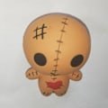 Miniatyrbild 3 av 5: Spökdocka Långsamt Stigande Klämleksak Långsam Stigande Antistressleksak Kawaii för Barn Vuxna (Brun, 1 st)