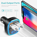 Miniatyrbillede 2 af 5: Bluetooth FM-transmitter med 7 LED RGB-farver