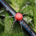 Miniatyrbild 5 av 5: Mikrodrippare, 100 st Justerbara Plast Mikrodrippare Emitter Microbevattning Justerbar sprinkler Vattendroppare för växter Växthus DIY Trädgård