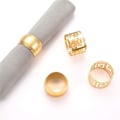 Miniatyrbilde 4 av 5: Serviettringer Sett med 12 Metall Serviettholder for Bryllupsmiddag