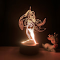 Miniatyrbilde 1 av 5: Spillfigur 3D Illusionslampe 16 farger LED Nattlys
