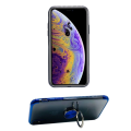 Pikkukuva 1 / 5: TG Suojaava Silikonikotelo Renkaalla - iPhone X/XS Sininen