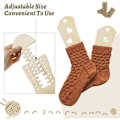 Miniatyrbild 2 av 5: 6 stycken Sock Blockers Tr? Sock Blocker för stickning Virka S