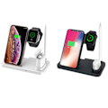 Miniatyrbillede 2 af 5: TG 4 i 1 Trådløs oplader til Airpods, Apple Pen, Apple Watch, Mobil Hvid
