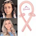 Pikkukuva 4 / 5: TG Lämpövapaat kiharat / Heatless Curls - Kihartaa hiukset ilman lämpöä Lumihiutale