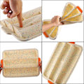 Miniatyrbillede 5 af 5: Non-stick Silikon Baguette Form Brød Krisningsbricka