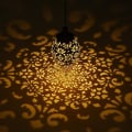Pikkukuva 2 / 4: Riippuvat aurinkokennovalot, aurinkokenno-LED-lyhty puutarhaan, riippuva ulkoilman vedenpitävä metallilamppu.