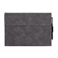 Miniatyrbilde 2 av 4: Microsoft Surface Go / Go 3 / Go 2 10,5 tommer PU-lærfodral for nettbrett Stativ Beskyttende deksel Grå