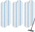 6-pak - Mikrofiber moppepude erstatning passer til O Cedar H2pro moppesystem - Moppehoved erstatning passer til O-Cedar/Vileda H2pro