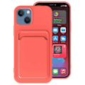 Pikkukuva 4 / 5: TG iPhone 14 - Kotelo Korttitaskulla Vaaleanpunainen