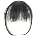 Miniatyrbillede 2 af 4: TG Air Fringe Bangs Hårklip Front Hårstykke Falske Extensions Hår Sort