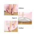 Miniatyrbillede 4 af 4: Mattgripare Anti-Slip Matte, 24 stk Dobbeltsidig Anti-Krøl Matte Gripper - Hvid