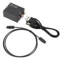 Miniatyrbillede 2 af 4: Digital analog lydkonverter Optisk koaksial Toslink RCA L/R lydadapter