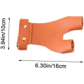Miniatyrbild 3 av 5: Brun 2-Fingerskydd Finger Guard Bågskytte Handskydd Skytte Pro