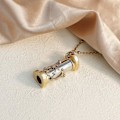 Miniatyrbillede 4 af 5: 1 bit guld Kalejdoskop Diamant halskæde Dame Clavic