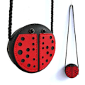Miniatyrbillede 1 af 5: Pengepunger Sød Mariehøne Skuldertaske Miraculous Ladybug - Perfekt
