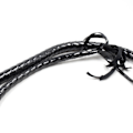 Pikkukuva 5 / 5: Imitoidun nahka Musta Piiska Puku Piiska Käsintehty Bullwhip, Piiska Puku Tarvike