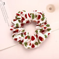 Miniatyrbillede 3 af 4: Dam Girs Sød Elastisk Hårring Print Scrunchies Gummiband Hårbånd