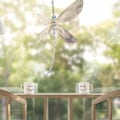 Miniatyrbilde 5 av 5: Vakker Krystall Trollslände for Solfanger Regnbue Maker Henge med Kjede Suncatcher Henge Ornament for Bryllup Par null - 1