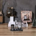 Miniatyrbillede 3 af 5: Timglas Timer Natlys GULD Guld