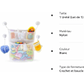 Miniatyrbild 4 av 5: Förvaringsnät för badkar och duschleksaker - Leksaksnät för baby + 4 kraftiga självhäftande krokar GRATIS