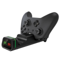 Miniatyrbillede 3 af 5: DOBE Xbox One/X/Slim Ladestation inkl. 2 batterier Sort