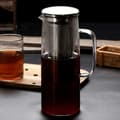 Miniatyrbillede 3 af 4: Glaskande med rustfrit stålfilter, 1200ML Cold Brew kaffemaskine med meshfilter