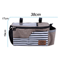 Miniatyrbillede 2 af 5: TG Barnevogns Organizer Barnevogn Barnevogn Organizer Taske 2-i-1 Buggy khaki