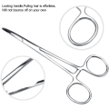 Pikkukuva 2 / 5: TG Pet Ear Locking Pincet Koiran Korvien Karvan Poistaja Hoito Sakset Koira