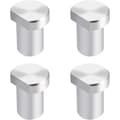 4-piece Bench Stops, Stainless Steel End Stops, Fixed Accessories for Woodworking Tables
