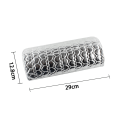 Miniatyrbild 2 av 5: TG Nagelkudde Handstöd för naglar Tvättbar PU-lädernagel Silver