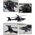 Miniatyrbillede 4 af 5: TG Militære blokke Army Bricks Legetøj - Ah-64 Apache Helikopter